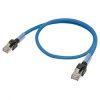 XS6W-6LSZH8SS200CM-B, Ethernet patch cable, F/UTP, Cat.6A, LSZH (Blue), 2 m, OMRON