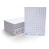 Show-me SQB100 Pack of 100 x A4 Gridded/Plain whiteboards