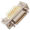 Złącze D-Sub 26-pinowe Żeński Kąt Proste Przewlekany raster 1.27mm Złoto na niklu