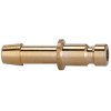 Insertion grommet, L 24 mm, 35 bar, brass, for jacks, 107079
