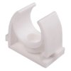 Uchwyt otwarty do rur gładkich U 20 biały 68037 /100szt./