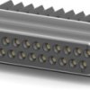 D-Sub socket, 25 pole, standard, equipped, straight, IDC connection, 1-745495-7