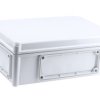 Obudowa Poliwęglan szerokość zew. 280 mm długość zew. 380 mm wys. zew. 130 mm Fibox IP67 Szary