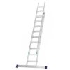 Drabina wysuwana, do 150kg, 2l. stopni: 9, maks. długość: 3970mm, materiał: Aluminium, waga: 12.3kg