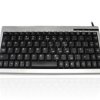 Klawiatura KYBAC595-USBSILV Kompaktowe przewodowa, kolor: Srebrny, USB, QWERTY (francuski), Ceratech