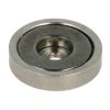 Magnes stały; uchwyt; N38; 20mm; 4,5mm; niklowany; neodymowy; otwór 3,1/8mm