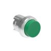 Metalowy przycisk fi22mm wystający dwustanowy Zielony LPSQ203