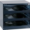 Steel cabinet, 3 drawers, blue, (W x D) 451 x 330 mm, SAFEBOX 80