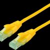21453126 Patchkabel Cat.6a UTP, gelb, 7.5 m