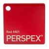 Perspex Cast Acrylic Sheet 1000 x 500 x 3mm Transparent Red