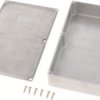 Aluminum die cast enclosure, (L x W x H) 188 x 120 x 37 mm, natural, IP54, 1590DD
