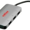 ROLINE USB 3.2 Gen 1 Hub, potrójny, kabel połączeniowy typu C (PD+Data)