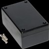 ABS enclosure, (L x W x H) 104 x 66 x 33 mm, black (RAL 9005), IP54, 1594CBK