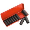 Sealey AK58/11M Impact Socket Set 10pc 1/2"sq Drive Deep Metric