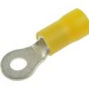 Końcówka; M4; oczkowa; izolowany; KOIM4Y; żółty; proste; na przewód; 4÷6mm2; cynowane; zaciskany