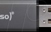 3521495 USB stick, USB 2.0, 128 GB, Alu Line, anthracite