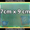 Uniwersalna płytka drukowana PCB 7x9cm - 806 otworów pól kontaktowych