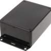 ABS enclosure, (L x W x H) 110 x 82 x 44 mm, black (RAL 9005), IP54, 1591SF2BK