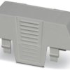 Upper part of housing, ABS/PC, (W x H x D) 22.6 x 75.26 x 36.95 mm, light gray, for enclosure, 1026264