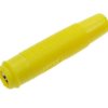 GNIAZDO BANAN 4mm 25.430.3 ŻÓŁTE IZOLOWANE NA KABEL LUTOWANE AMASS
