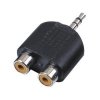 WJM-2xGC Wtyk jack 3.5 -2 x gniazdo cinch