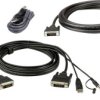 ATEN 2L-7D02UDX3 Zestaw bezpiecznego kabla KVM USB DVI-D Dual-Link z podwójnym wyświetlaczem