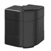 Naroże zewnętrzne ruchome RAPID 45-2 GK-AH53100SW 110x88x88 Czarne 6113053