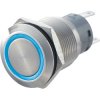 TruComponents LAS1-AGQ-22E Red 19mm IP67 Vandal Resistant DPST On-On Red LED