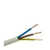 Przewód OWY 3x2,5 H05VV-F Elektrokabel biały bębnowe (max dł. to 100m.)