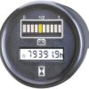 Wskaźnik panelowy naładowania akumulatora, licznik czasu pracy Bauser 830/008-027-0-1-003-1010, 12 V, 50 mA, LED