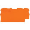 WAGO 2000-1292 0.7mm End and Intermediate Plate for 2000-1201 to 1212 Orange