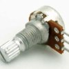 Potencjometr obrotowy 50k ohm liniowy, oś 6x15mm, raster 3,81mm; B50k