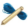 Draper Expert 60698 100g Brass Plumb Bob with 5m (approx) Nylon Line