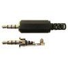 Cliff FC68124 3.5mm 4-pole Jack Plug Black
