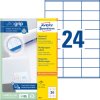 3475 Universal labels, 70 x 36 mm, 2400 pieces, white