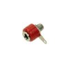 GNIAZDO BANAN 4mm CZERWONE PRZYKRĘCANE pl