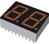 Wyświetlacz diodowy LED 7-segmentowy 2-znakowy ze wspólną katodą 250 mcd RH DP, Pomarańczowy 14.3mm ROHM 605 nm