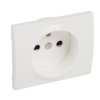 SISTENA LIFE Plakietka Arctic gniazda pojedyncze 2P+Z z przesłonami styków 777028 LEGRAND