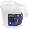 Sealey SCW3 Hand Wipes Bucket - Pack Of 150