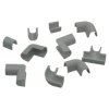 10szt Komplet złączek prostych i narożników blister Cablefix 2201 szary 8x7mm Inofix 3210-7
