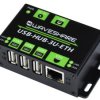 Przemysłowy USB HUB 3x USB 2.0 + Ethernet RJ45 Waveshare