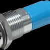 192A0257 LED signal light, blue - ultra-bright, 12 VAC/VDC, Ø14 mm, 500 m