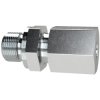 Screw-in fitting, L 45 mm, 315 bar, steel, galvanized, for pipe systems, 159547