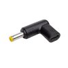 Adapter USB typu C na DC 4,8/1,7mm - wtyczka do zasilacza uniwersalnego - Akyga AK-ND-C03