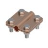 Złącze uniwersalne 2-elem. 60x60 drut8-drut8 miedź 214.4 CU 21400403