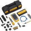 Fluke Networks LIQ-DUO-VFL-LFD-H6UK Tester sieciowy Pasuje do: CAT 4, CAT 5, CAT 5e, CAT 6, CAT 6a, WiFi 6E, Kabel, 10 G