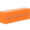 Listwa zaciskowa do płytek drukowanych 10-biegunowa pomarańczowa raster 3,81mm 739-340 /30szt./