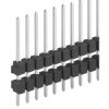 Pin header, 36 pole, pitch 2.54 mm, straight, black, SL 13 265 36 G