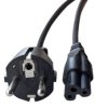 Przewód zasilania złącze A: IEC C5 złącze B: CEE 7 1.8m 2.5A 250V Czarny