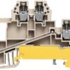 Multi level terminal block, screw connection, 0.5-4.0 mm², 24 A, 4 kV, dark beige, 1031100000